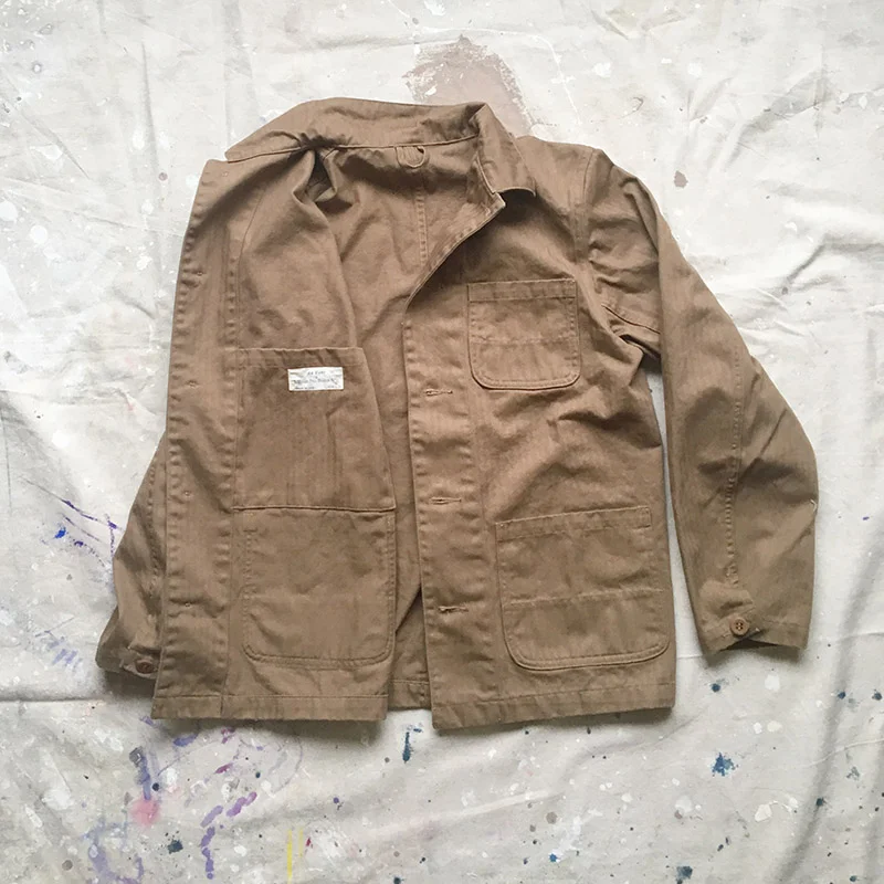 ジャケット・アウター - la cour des francs-bourgeois , coat rennes — Oliver Church | Big Coat in Natural Antique Cotton Linen